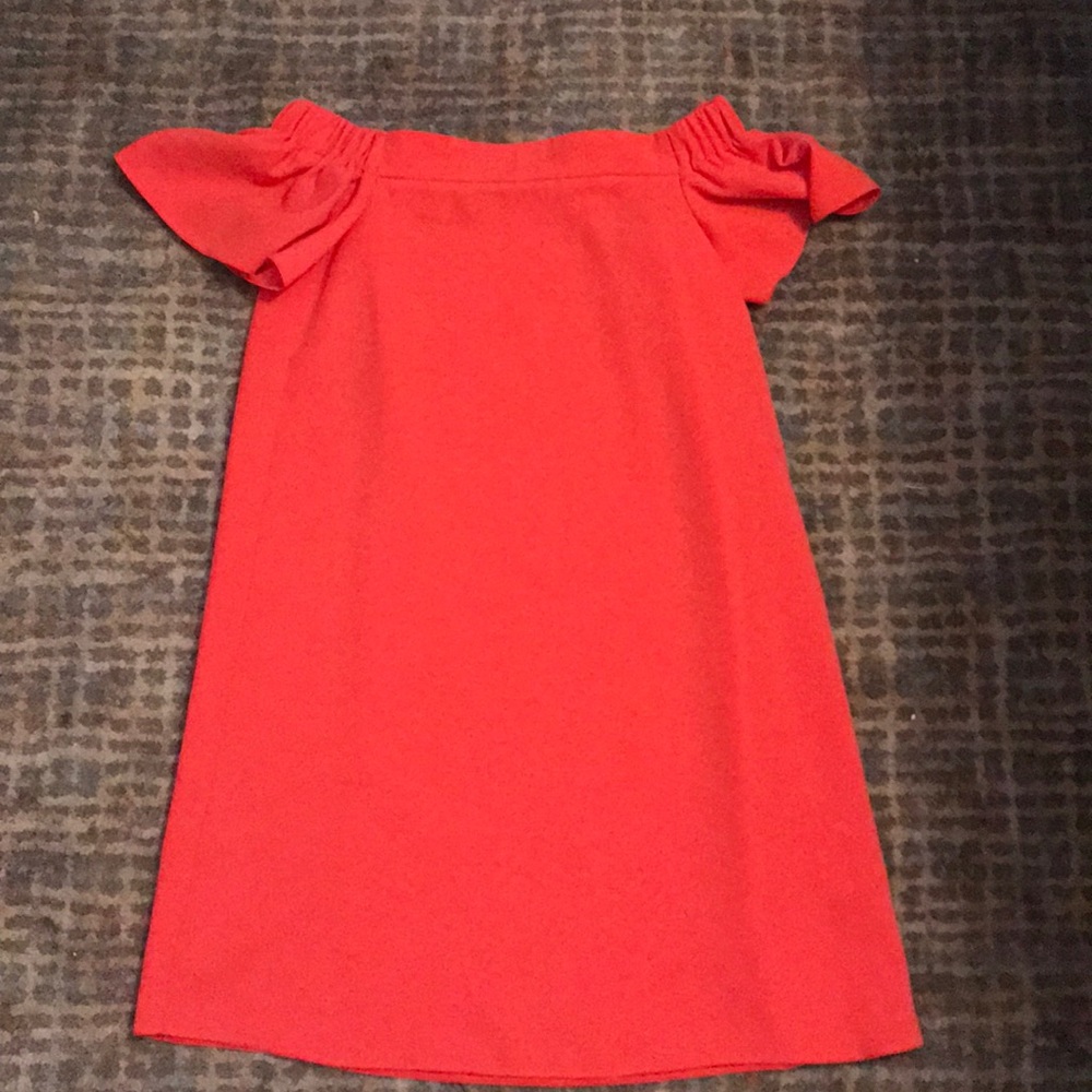 Topshop off the shoulder dress